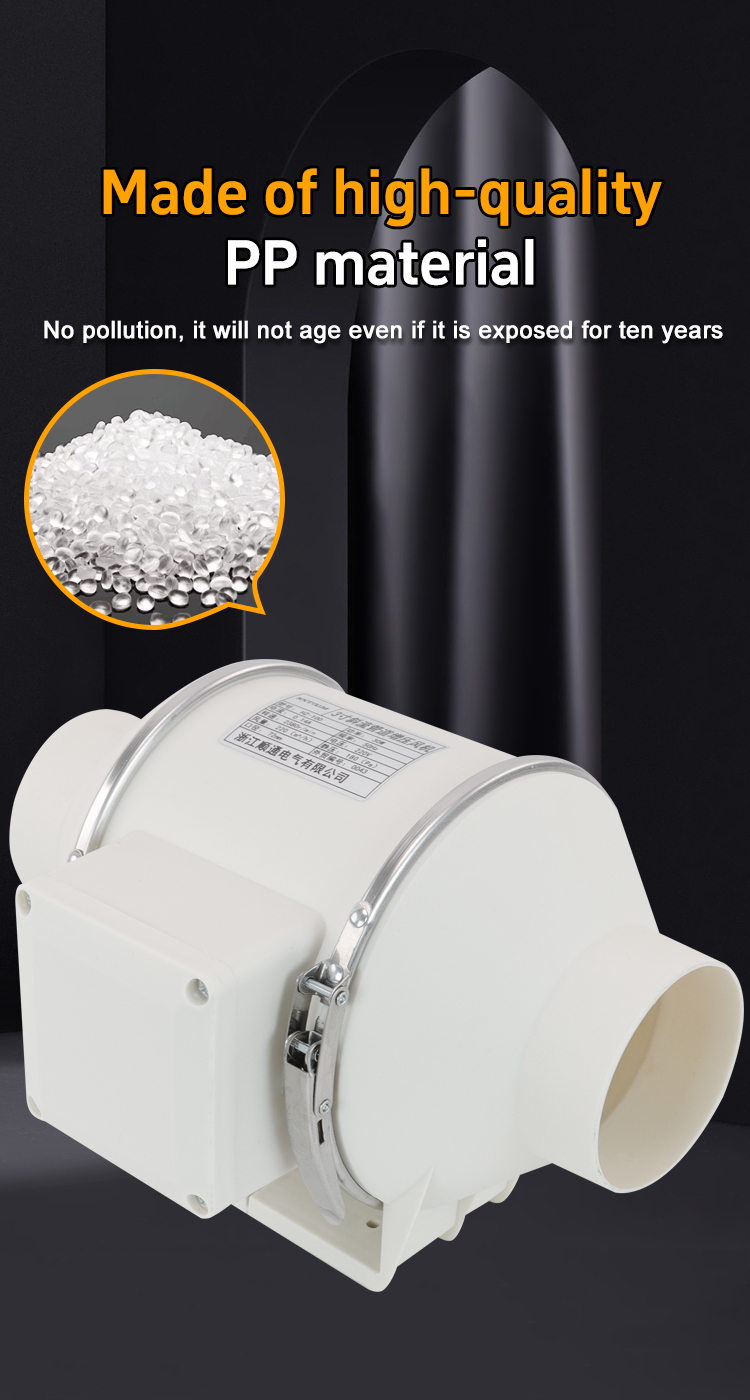 -100 D&ograve;ng lưu lượng Booster Booster Fan 