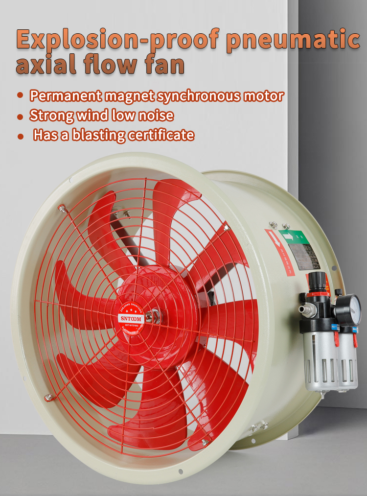 Quạt lưu lượng trục kh&iacute; n&eacute;n chống nổ CBF