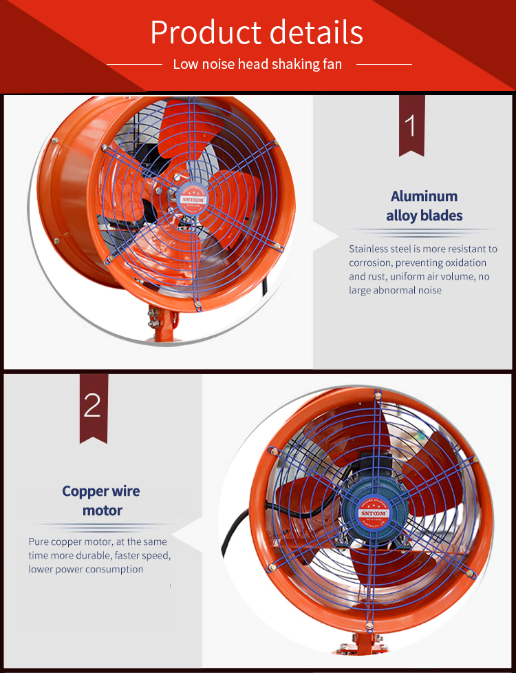 Quạt th&ocirc;ng gi&oacute; lắc đầu YTS YTS (7) 