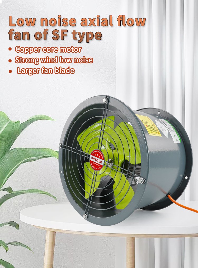 SF Series D&ograve;ng lưu lượng trục thấp Fan C&ocirc;ng nghiệp Fan Fan 