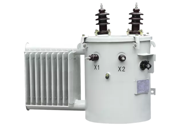 M&aacute;y biến &aacute;p phun dầu gắn cột một pha 11kV