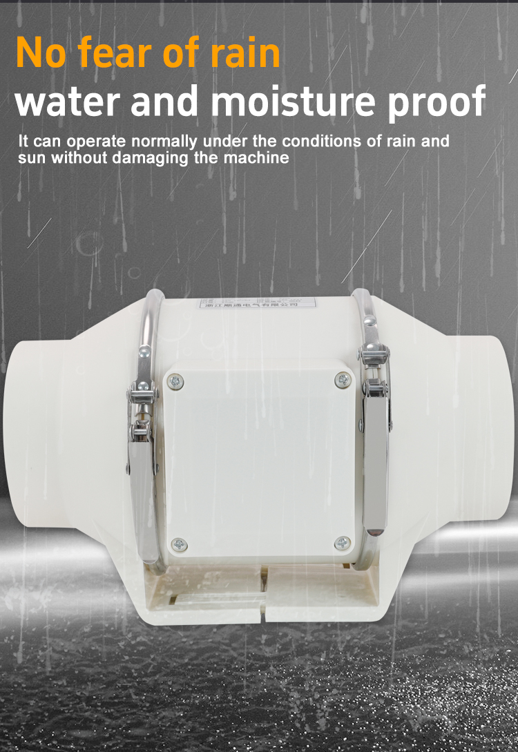 ST-100H Đường ch&eacute;o đường ống Booster Fan 