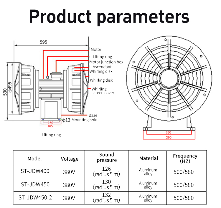 -400/450 B&aacute;o động điện đầu Decibel cao